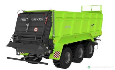 Прицепы для с/х техники - ГРИТАН Сменный кузов-разбрасыватель для ПНПС-450 GRITAN СКР-300