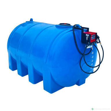 АЗС дизель-бензин - POLYTEAM Стационарная горизонтальная мини-АЗС 10000л (220В) PT-G10000-DT-220V