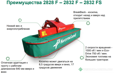 Косилки - KVERNELAND 2832F 
