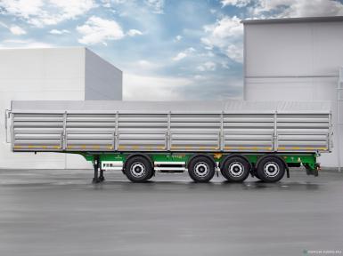 Полуприцепы - GRUNWALD специализированный,
полуприцеп-
контейнеровоз БОРТОВОЙ ПОЛУПРИЦЕП-ЗЕРНОВОЗ  58 кубов