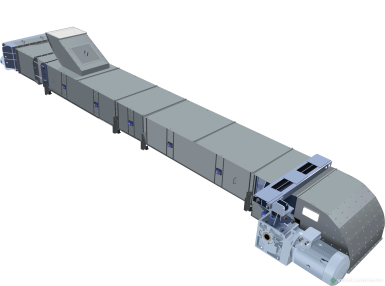 Транспортировка зерна - KOBLiK Катушечный ленточный конвейер BK 400 