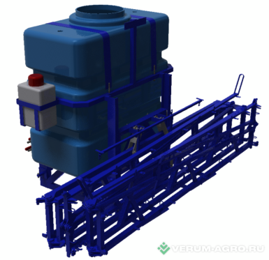 Опрыскиватели прицепные - ЗАРЯ Опрыскиватель штанговый навесной Заря-ОН-1000-18-06 форсуночный