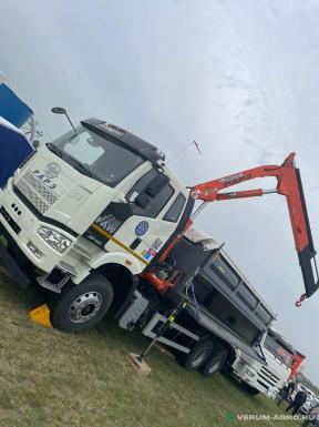 Грузовой автотранспорт - FAW 78N302 самосвал-зерновоз  с КМУ