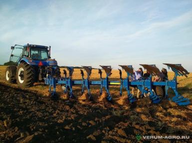 Плуги и глубокорыхлители - ГКЗ ППО-7 (6+1) Плуг оборотный без предплужников 