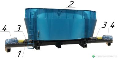 Кормораздатчики-смесители - СМСЗ АКМ-11С стационарный (18м³)  Агрегат кормовой