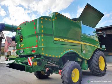 Зерноуборочные комбайны - JOHN DEERE S770i Роторный с жаткой 725Х ширина 7,6 м