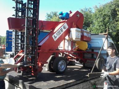 Транспортировка зерна - ВАТСЕРВИС Зернометатель А-100М А-100М