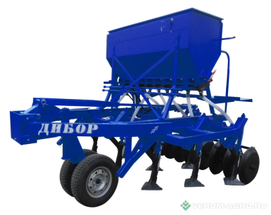 Сеялки - ДИБОР КСКП-2,1Г.Ух5 Клиновой каток, зернотук - 440л, перед и зад опоры