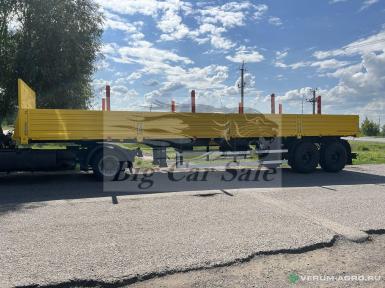 Полуприцепы - ТЗА 588521-0000024-10 (9334-0000024-10) Бортовой полуприцеп трубовоз с кониками для тягача