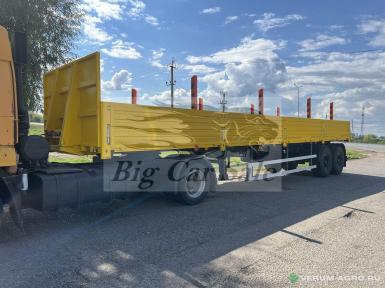 Полуприцепы - ТЗА 588521-0000024-10 (9334-0000024-10) Бортовой полуприцеп трубовоз с кониками для тягача