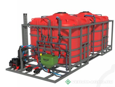 Прочее - АГРОПРОМПЛАСТ Растворный узел 6000х2КМ35  