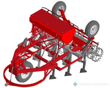 Сеялки - СИБЗАВОДАГРО Сеялка-культиватор стерневая СКП-2,1Г 