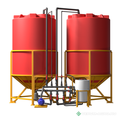 Прочее - POLYTEAM Растворный стационарный узел (РСУ) 23000л  RSU-23