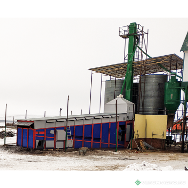 Зерносушильное оборудование - ЗАВОД ВОРОНЕЖ АГРОМАШ Конвейерная (горизонтальная) зерносушилка MOTUM 15