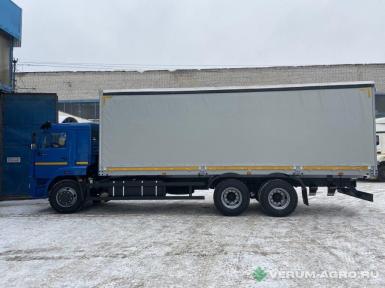 Грузовой автотранспорт - КАМАЗ 65117-3010-48, шторно-бортовой 8500х2550х2800 мм, 6х4, объем 53.1 м3, 20 европаллет