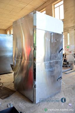 Оборудование для мясопереработки - ПОЛИПРОМ Термокамера КВК-300 (нерж.) 