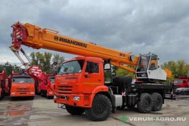 Прочее - ИВАНОВЕЦ КС-45717К-3Р на КАМАЗ 43118 25 тн, 6Х6, КАМАЗ, Овоид, 30,7 м.