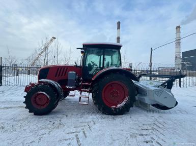 Колесные тракторы - BELARUS Беларус-2022В.3 с мульчером Niubo TYD 200 