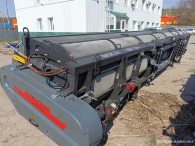Жатки и оборудование для комбайнов - ПЕНЗМАШ ЖО-8  Жатка очесывающая ОЗОН с опорными колёсами