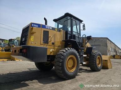 Фронтальные погрузчики - SEM 636D джойстик, кондиционер, двигатель Weichai