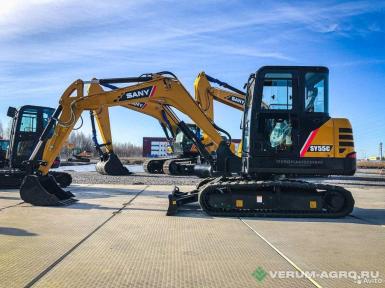 Экскаваторы - SANY SY55C Гусеничный мини-экскаватор