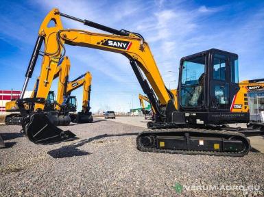 Экскаваторы - SANY SY55C Гусеничный мини-экскаватор
