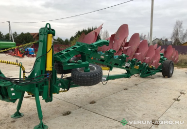 Плуги и глубокорыхлители - МРЗ Плуг полунавесной оборотный  ППОВ 8-45-01 on-land