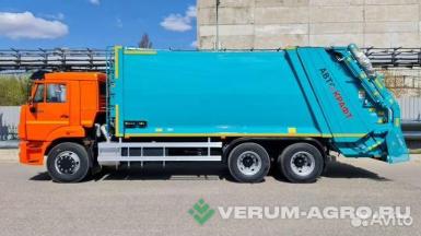 Коммунальные машины - АВТОКРАФТ мусоровоз 22 куба задняя загрузка АК-11