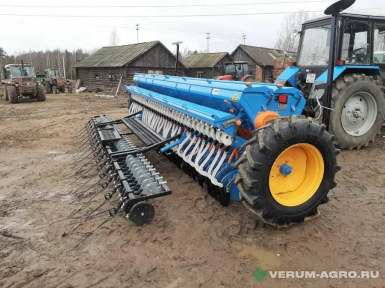 Сеялки - BOZKURT СЗТ 5,4  (зернотравяная с прикаткой и гидроподъемной рамой