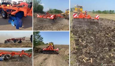 Бороны - БЕЛАГРОМАШ Борона дисковая тяжелая БДТ-2.8С с  катком КШ