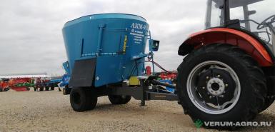 Кормораздатчики-смесители - СМСЗ АКМ-9, 9 м3, смеситель-кормораздатчик, вертикальный