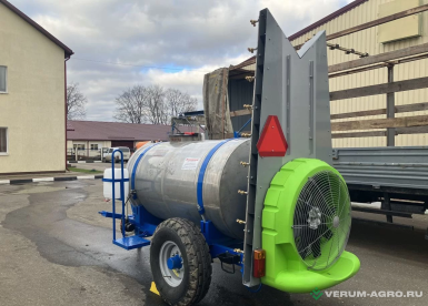 Опрыскиватели прицепные - РЕМКОМ ОВС-2000К бак 2000 л (нержавеющая сталь), приставка Колонна