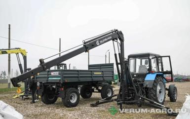 Навесные погрузчики - САЛЬСКСЕЛЬМАШ Кран манипулятор МГН-3000, на заднюю навеску трактора