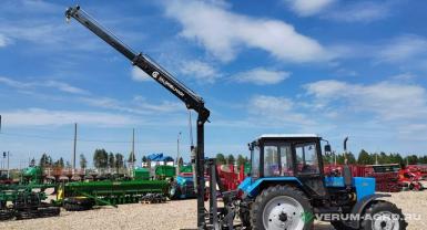 Навесные погрузчики - САЛЬСКСЕЛЬМАШ Кран манипулятор МГН-3000, на заднюю навеску трактора