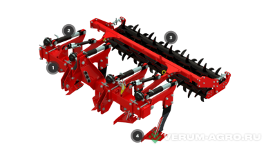 Плуги и глубокорыхлители - OPALL-AGRI HEKTOR 4H