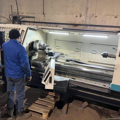 Станки - СТАНКОМАШСТРОЙ Токарный станок с чпу fanuc ке80/2000 (ске6180Z) на горизонтальной станине KE80/2000 (CKE6180Z/2