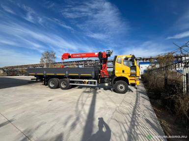 Специальные автомобили - FAW 3250 J6P бортовой с КМУ Kanglim KS 2056