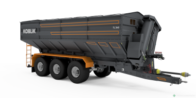 Прицепы для с/х техники - KOBLiK Полуприцеп бункер-перегрузчик TL 340