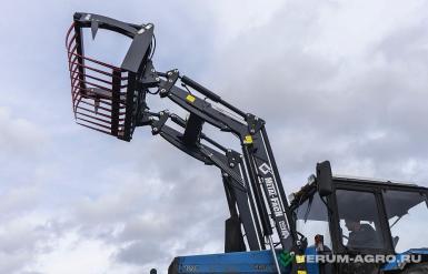 Навесные погрузчики - METAL-FACH Бык Т-229 M на МТЗ 1221 с джойстиком