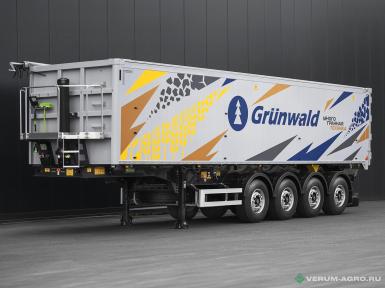 Полуприцепы - GRUNWALD специализированный,
полуприцеп - самосвал Алюминиевый 52 м.куб.