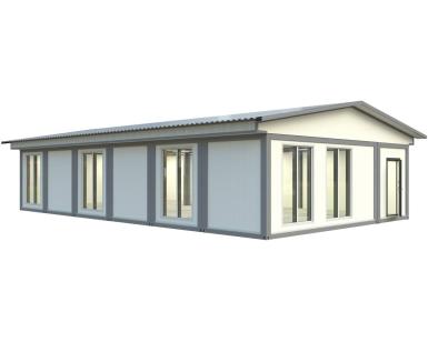 Быстровозводимые конструкции - КОНВЕЙТ Модульный фельдшерско-акушерский пункт КОНВЕЙТ G-SE(В)-3 (123 м2)