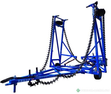 Бороны - ДИБОР Борона цепная Двуреченского БЦД-19М (с ломаным дышлом, доп. шлейф)