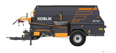 Кормораздатчики-смесители - KOBLiK Измельчитель-смеситель-раздатчик кормов MH 150 с автономной гидросистемой