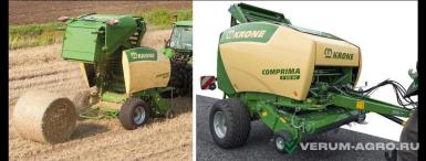 Пресс-подборщики - KRONE Пресс-подборщик рулонный Comprima F 155 (1530,В409,В290)  (1530,В409,В290) 