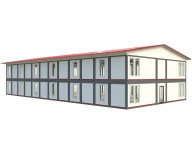 Быстровозводимые конструкции - КОНВЕЙТ Модульное офисное здание КОНВЕЙТ 2H-SE(В)-6 (843 м2) 2-х этажное