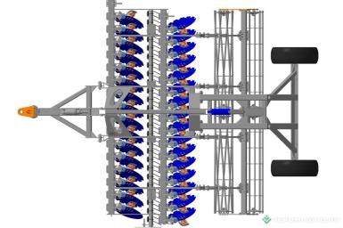 Бороны - БЕЛАГРОМАШ ДМ-4х2СП Дисковый мульчировщик