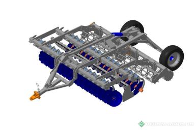 Бороны - БЕЛАГРОМАШ ДМ-4х2СП Дисковый мульчировщик
