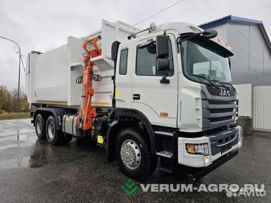 Коммунальные машины - АВТОКРАФТ мусоровоз 20 кубов  боковая загрузка