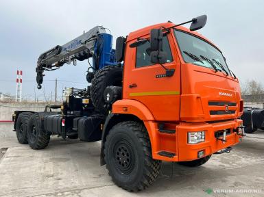 Грузовой автотранспорт - КАМАЗ 43118 Седельный тягач с КМУ Галич-150 с буром