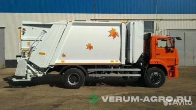 Коммунальные машины - АВТОКРАФТ Мусоровоз 12 кубов с задней загрузкой с мойкой